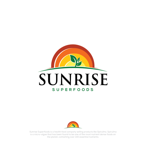 Sunrise Superfoods Logo design contest