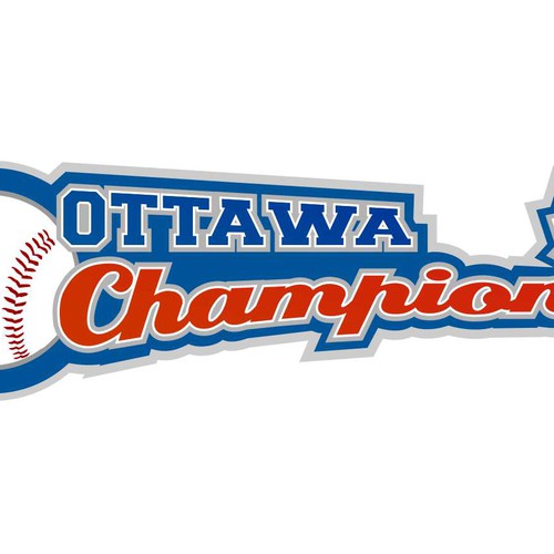 Ottawa Champions Baseball Club Logo Design réalisé par maker™