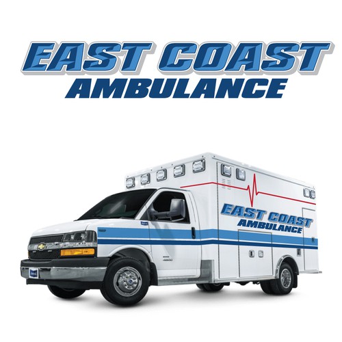 East Coast Ambulance Logo Design by AIGuy Adam