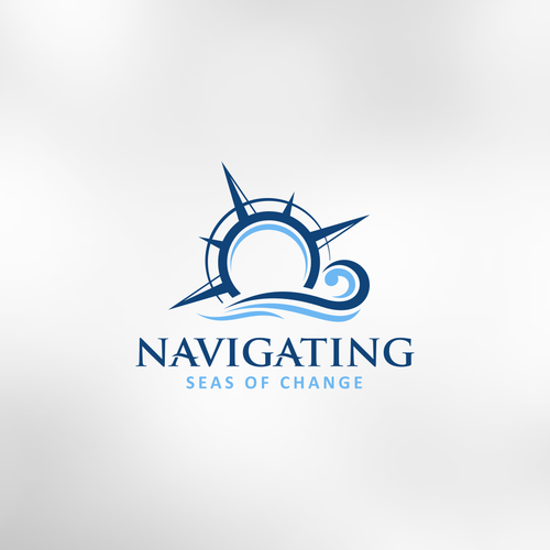 Nautical themed conference logo! Design by petir jingga
