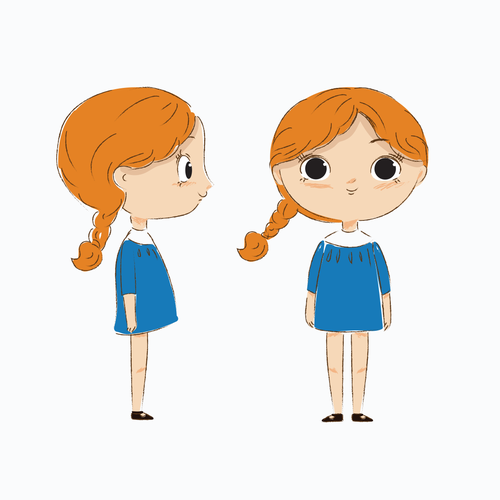 1 Character Design (Children's Youtube series) for Future 1 on 1 Project Design by DaliaKK