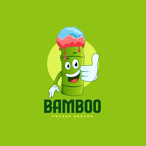 Design a killer logo for a shaved ice stand for kids. Design by Shallu Narula