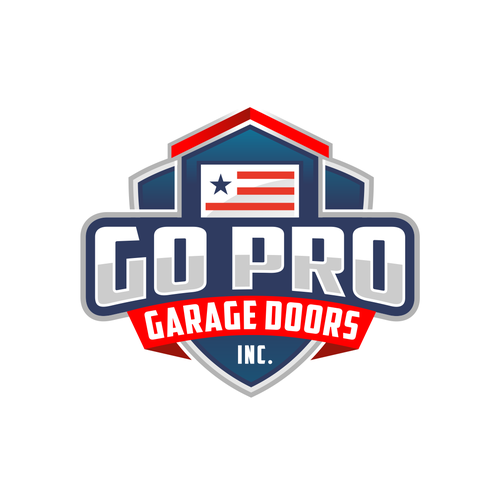 Go Pro Garage Doors Inc Reband Design by Zyukron