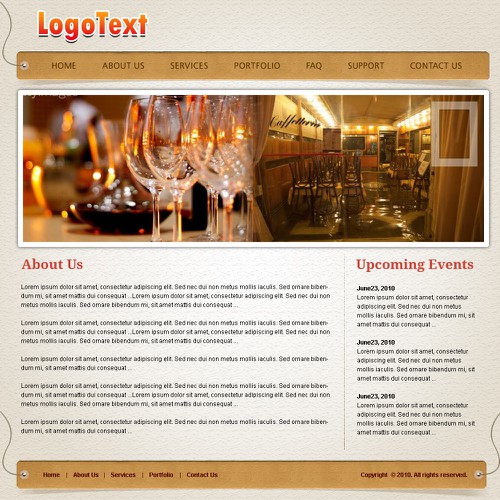 1-3 Page Website Template Design von vinodkhakra