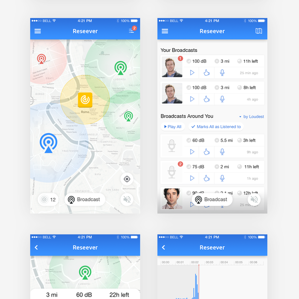 Craft a killer design for an ios/android app that'll revolutionize