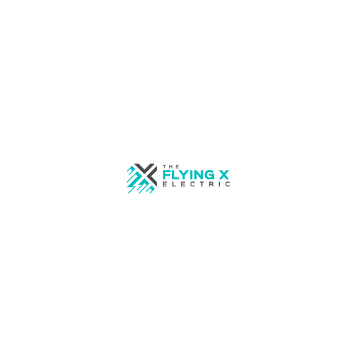 Flying X Electric Logo Design by RGB Designs