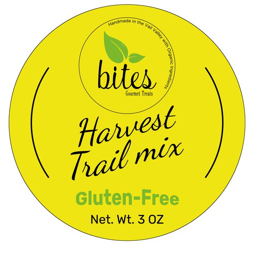 Design a Food Label for Harvest Trail Mix (logo and dieline files included) Design réalisé par winmal