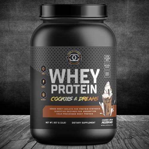 Protein Label-ontwerp door Fredrick Balois