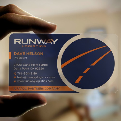 Runway Logistics Business Card Design by Taaiebah