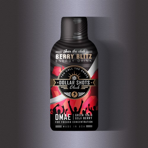 Design di Create an eye-catching energy shot drink bottle design for the relaunch our eCommerce Supplement Shot Co.!! di BRAVO-designs