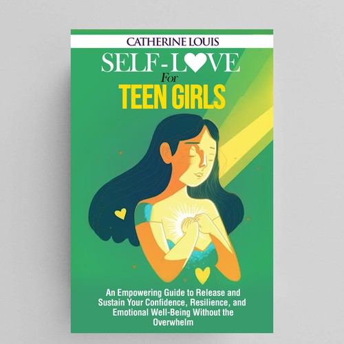 colorful cover to appeal to teen girls and their self-esteem Design by COMGUYZ
