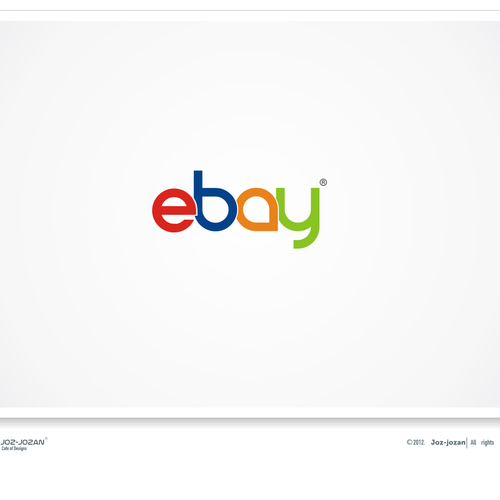 99designs community challenge: re-design eBay's lame new logo! Design by Jozjozan Studio©