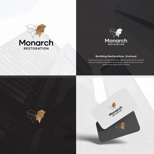 Design a modern clean logo package for a restoration company Design by Danny A