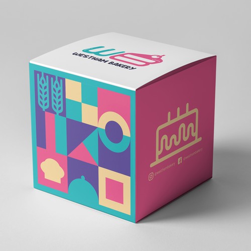 Diseño de The Best Looking Cake Box Ever de M3LLS