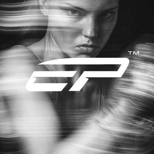 "Minimal Performance-tech EP logo for premium hydration brand" winning Product packaging