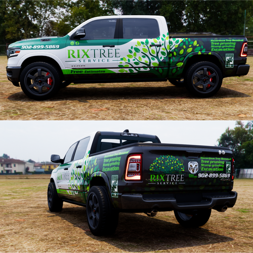 Truck wrap design Design by TANSA ART