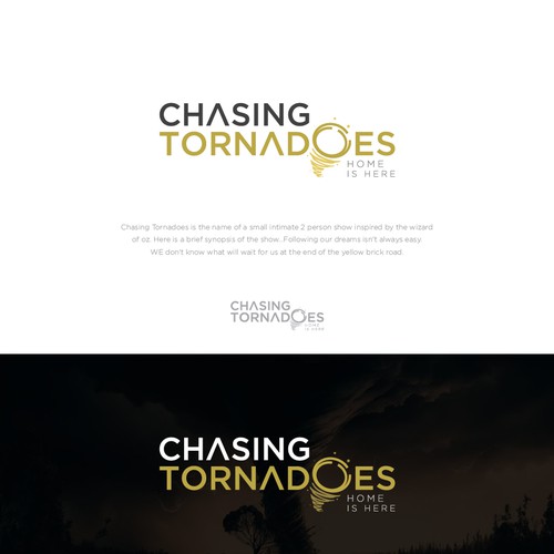 Wizard of oz inspired new show called "Chasing Tornadoes" Design by AKSHAYA HEGDE