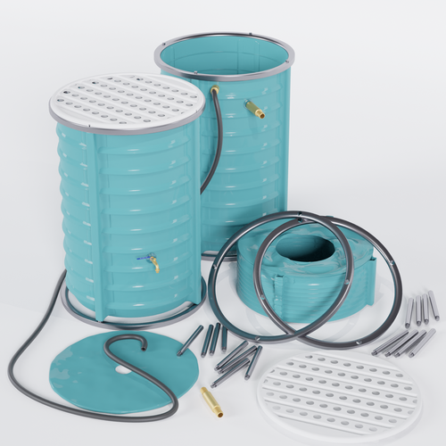Rain Barrel Diseño de ThinkForwardDesigns