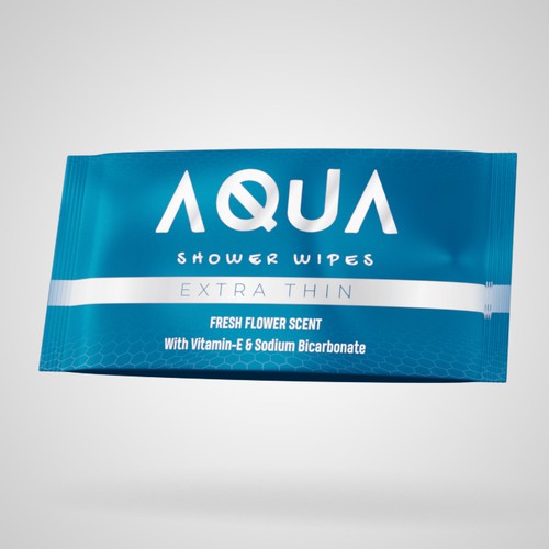 AQUA SHOWER WIPES :D Design by Pice Wilf