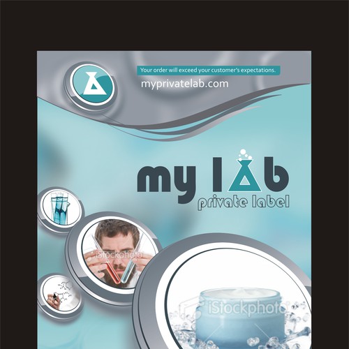 MYLAB Private Label 4 Page Brochure Diseño de creatives studio