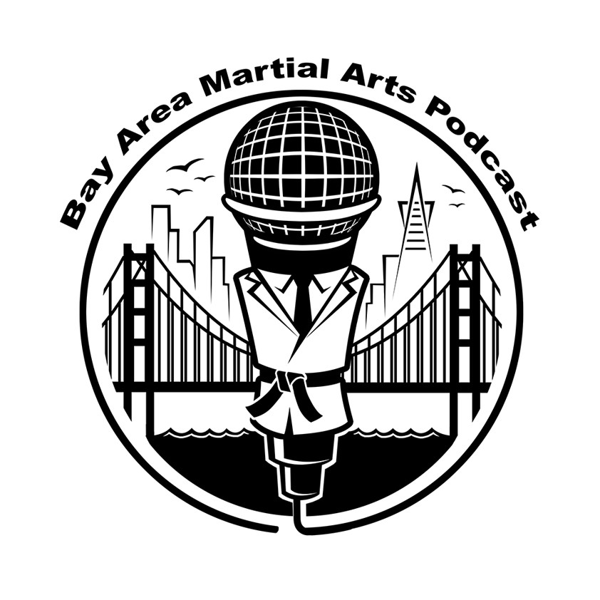 Krav maga logo with the title 'Bay Area Martial Arts Podcast'