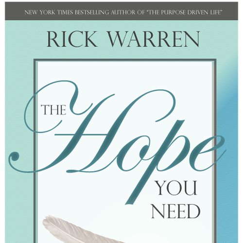 Design Rick Warren's New Book Cover Design por cabaret25