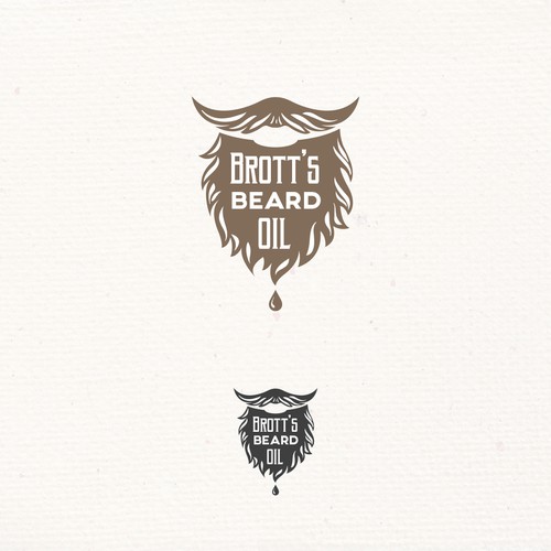 Create a clean, sleek logo for natural beard oil. Logo design contest
