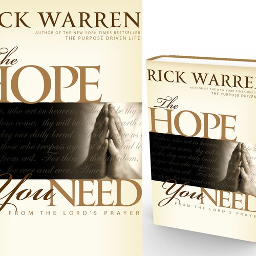 Design Rick Warren's New Book Cover Diseño de Lopez4
