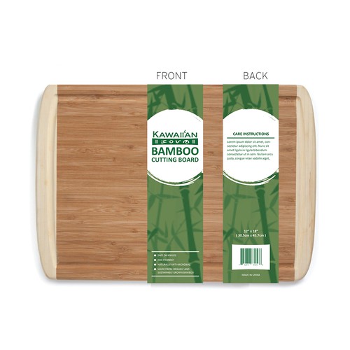 Biomaid Natural Antibacterial TPE Cutting Board, Plastic Packaging