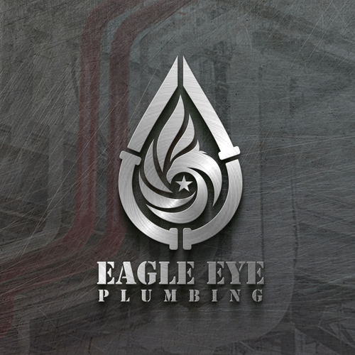 Eye catching and very marketable logo for plumbing company. The company name is Eagle Eye Plumbing Design by Zept'ID99™