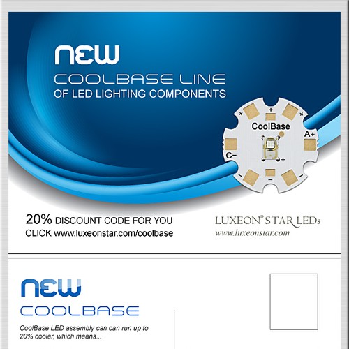 New postcard or flyer wanted for Luxeon Star LEDs Design von N.L.C.E
