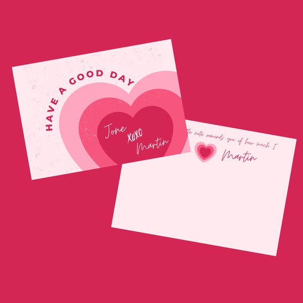 Fun creative design for couples to leave love notes