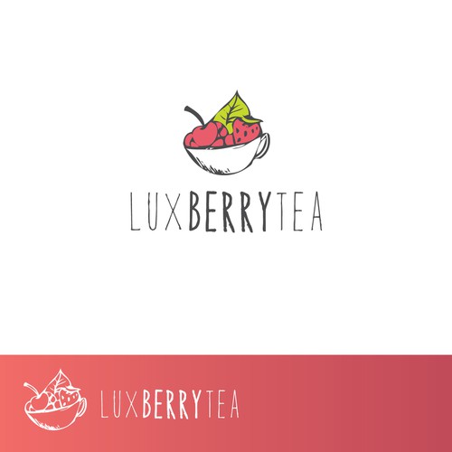 Create the next logo for LuxBerry Tea デザイン by wholehearter