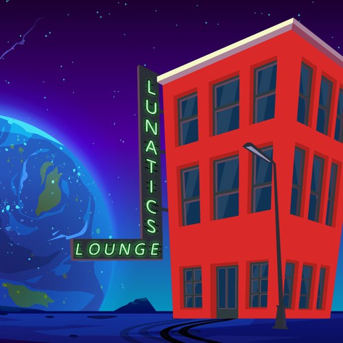 Help create an illustration for Lunatics Lounge! Design by Surabhi Pitti