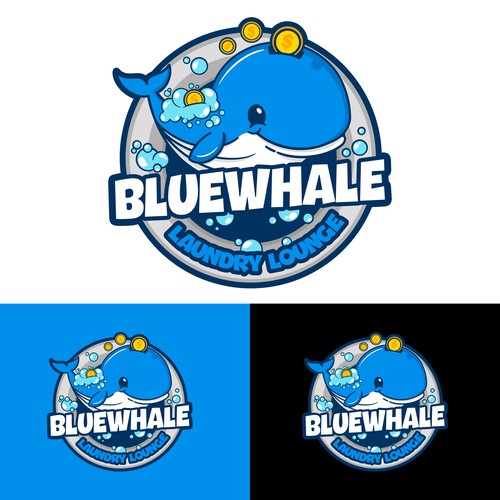 Unleash Your Creativity, Logo Design for "Blue Whale Laundry Lounge" Design by Riza S