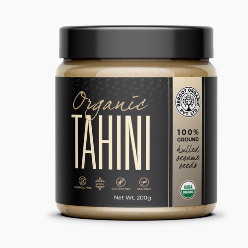 Organic Tahini Label design Design by Lady Goga