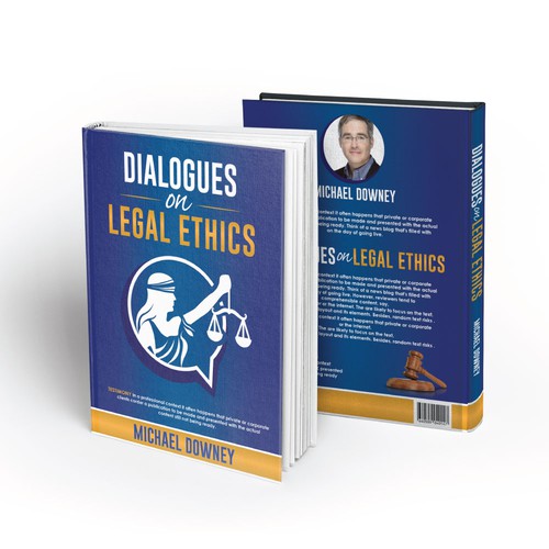 Book cover for "Dialogues on Legal Ethics" Book cover contest