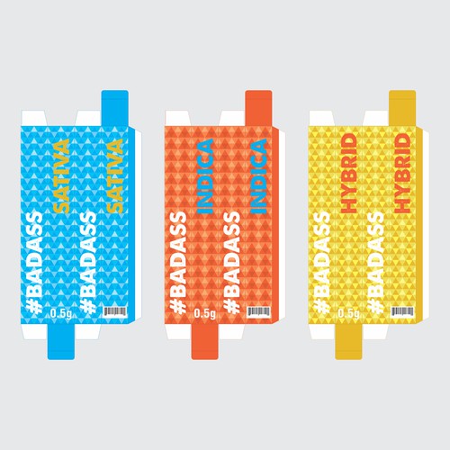 Vape package' design Design by taufikbaggio