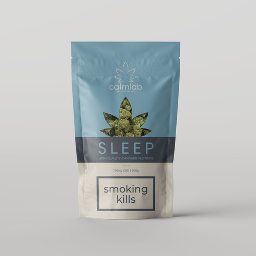 packaging for CBD flowers Design by EffieK