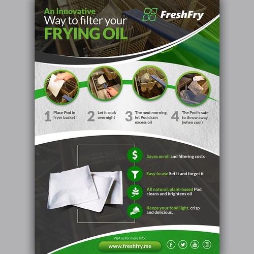 FreshFry Pod Flyer Ontwerp door idea@Dotcom
