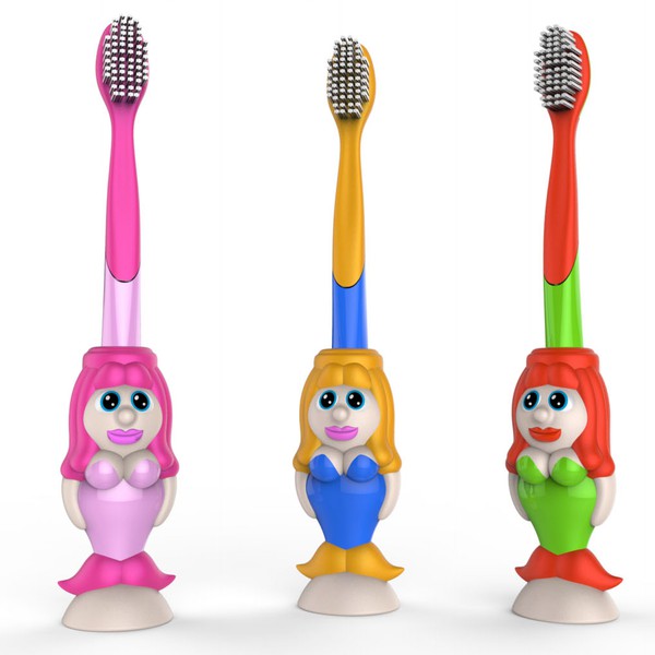 Mermaid toothbrush handle