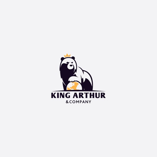 Need an iconic bear logo for King Arthur & Company. Design by axan