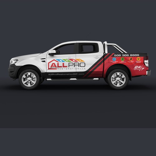 New vehicle Wrap for a Restoration truck Design by Priyo