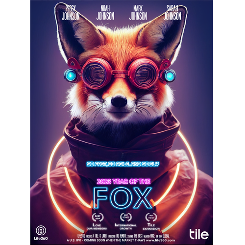 Design di Life360 2023 Year of the Fox Poster di Asiel ..