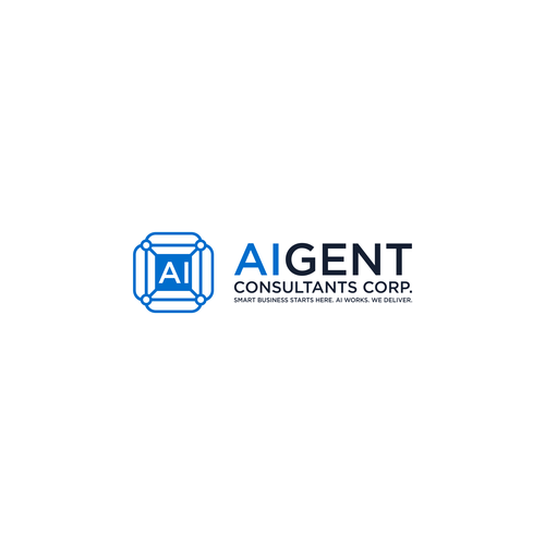 AI Agent Company: Appealing to small to medium sized businesses. Design by sae_mas