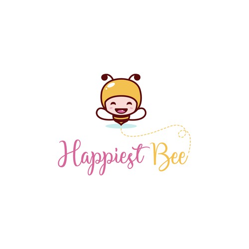 Design Design a cute, happy logo for Happiest Bee. por Manu P C