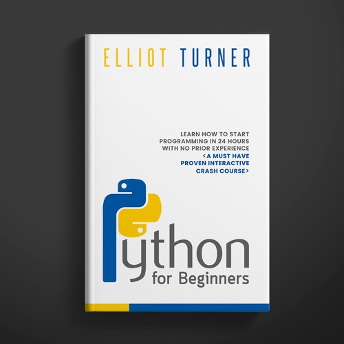 Python Prgramming book cover design (Subtitle must be included on cover) Design réalisé par B-eS