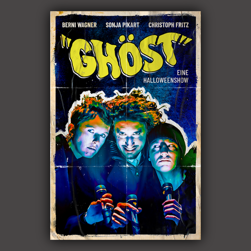 Poster for a Horror-Comedy Show Diseño de Alain Dourron
