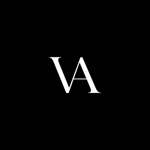 VA Monogram Logo for All Over Print Design by Artistry Hub 1