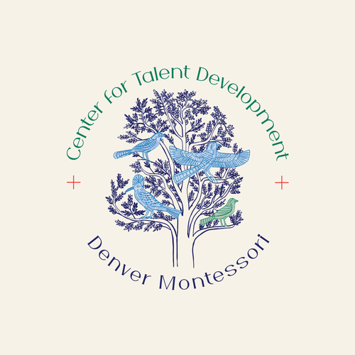 Design CTD+ Denver Montessori Rebrand di Onefox design